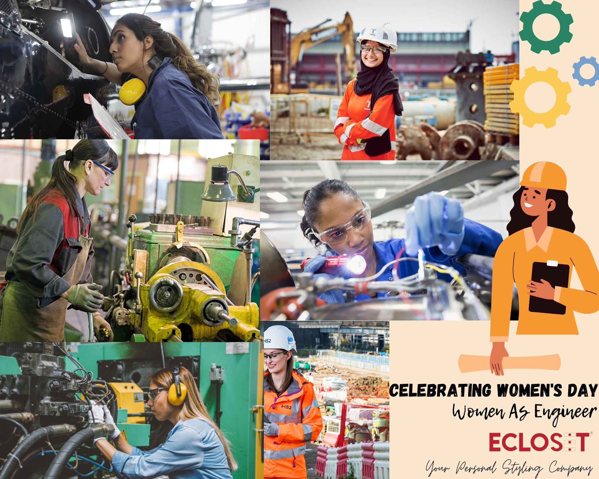 Celebrating Women's Day . Women As Engineer