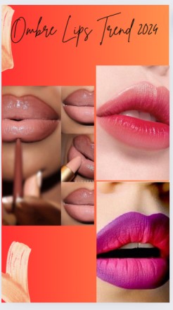 Ombre Lips Trend 2024